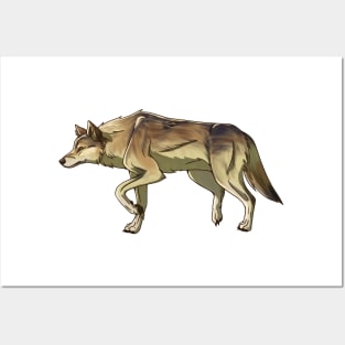 Hunting Wolf Posters and Art